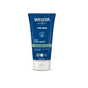 Weleda For Men 2in1 Face Wash - Cleansing gel na obličej a vousy pro muže 100 ml