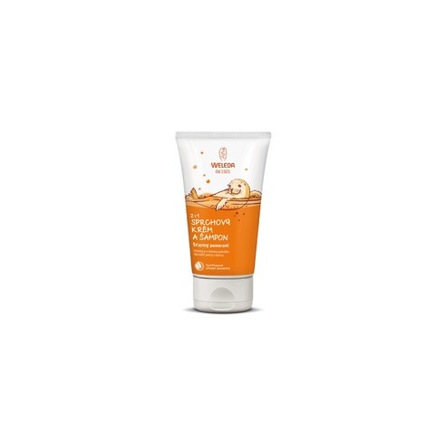 Weleda Shower cream and shampoo 2 in 1 Happy orange 150 ml