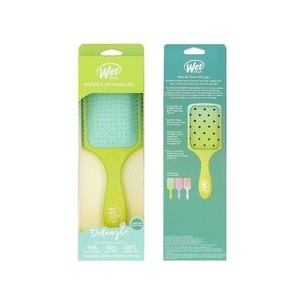 Wet Brush Paddle Detangler Feel Good Ombre Green/Blue- Hairbrush