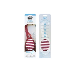 Wet Brush Shower Detangler Pink Glitter