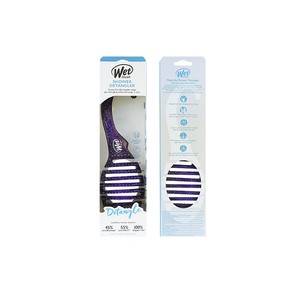 Wet Brush Shower Detangler Purple Glitter