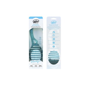 Wet Brush Shower Detangler Teal Glitter