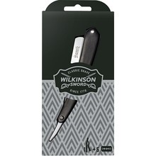 Wilkinson Sword Cut Throat + Double Edge Blades ( 5 pcs ) - Razor + spare razor blades
