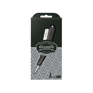 Wilkinson Sword Cut Throat + Double Edge Blades ( 5 pcs ) - Razor + spare razor blades