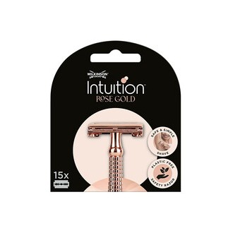 Wilkinson Sword Intuition Double Edge Rose Gold Blades ( 15 pcs )
