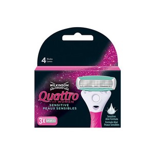 Wilkinson Sword Quattro for Women (3 pcs) - Spare head