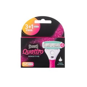 Wilkinson Sword Quattro For Women Sensitive 4 pieces Replacement head 4 pcs
