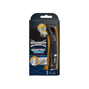 Wilkinson Sword Quattro Titanium Precision Carbon - Shaver for men