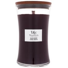 WoodWick Black Cherry Vase (Black Cherry) - Scented Candle 275 g