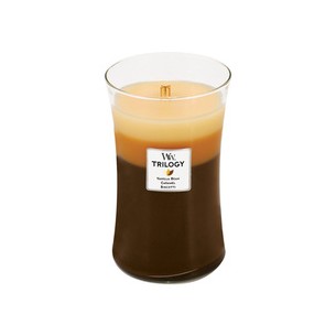 WoodWick Café Sweets Trilogy Vase (coffee sweets) - Scented candle 275 g