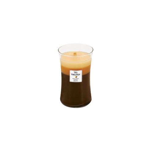 WoodWick Café Sweets Trilogy Vase (coffee sweets) - Scented candle 609.5 g