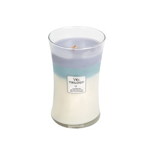 WoodWick Calming Retreat Trilogy Vase (Peaceful Refuge) - Scented Candle 609.5 g