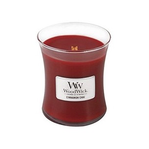 WoodWick Cinnamon Chai Vase (Cinnamon Chai) - Scented Candle 275 g