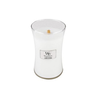 WoodWick Island Coconut Vase (Juicy Coconut) - Scented Candle 275 g