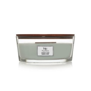 WoodWick Lavender & Cedar Ship (lavender and cedar) - Scented candle 453 g