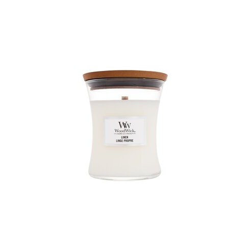 WoodWick Linen Vase (linen) - Scented candle 609.5 g