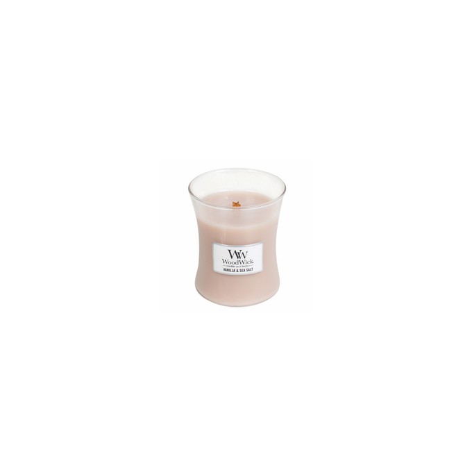 WoodWick Vanilla & Sea Salt Vase (vanilla and sea salt) - Scented candle 275 g