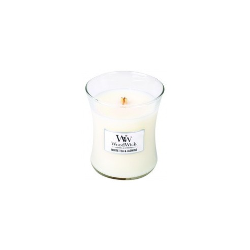 WoodWick White Tea & Jasmine Vase (White Tea & Jasmine) - Scented candle 609.5 g