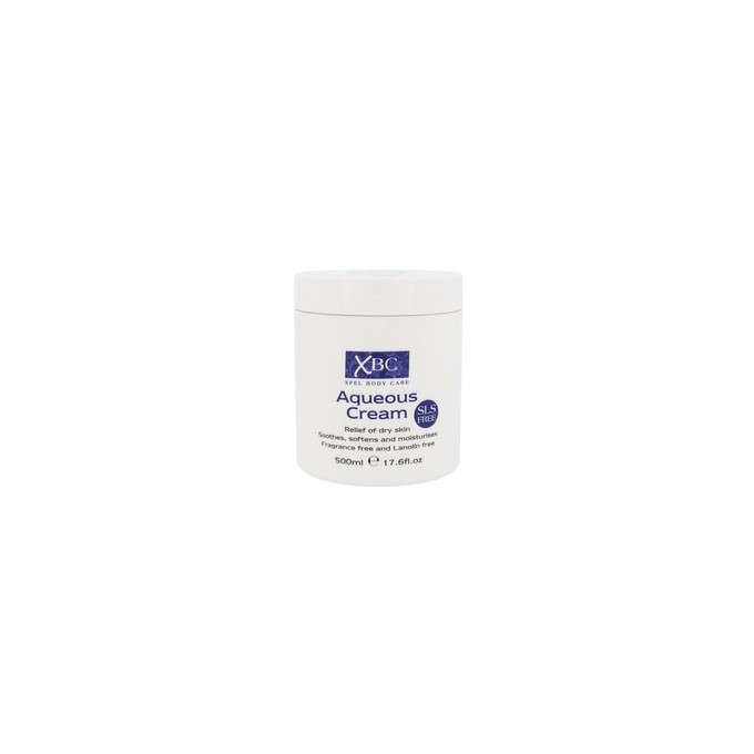 XPel Body Care Aqueous Cream SLS Free - Body cream for skin hydration 500 ml