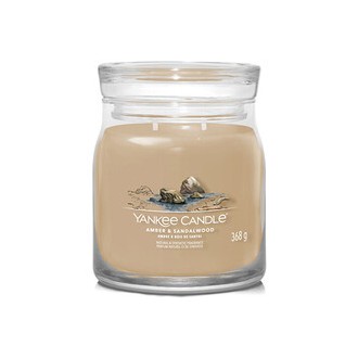 Yankee Candle Amber & Sandalwood Signature Candle (amber and sandalwood) 567 g
