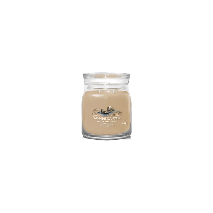 Yankee Candle Amber & Sandalwood Signature Candle (amber and sandalwood) 567 g