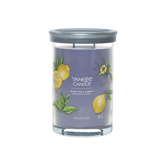 Yankee Candle Black Tea & Lemon Signature Tumbler Candle (black tea and lemon) 567 g