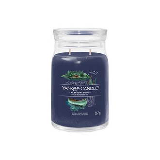 Yankee Candle Lakefront Lodge Signature Candle ( cottage by the lake ) 368 g