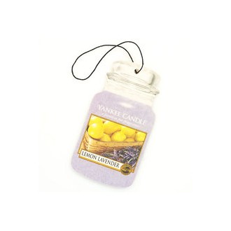 Yankee Candle Lemon Lavender Ultimate Car Jar (paper with lavender) - Paper car tag