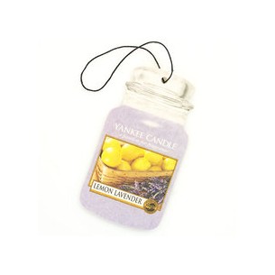 Yankee Candle Lemon Lavender Ultimate Car Jar (paper with lavender) - Paper car tag