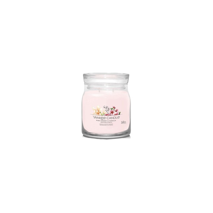 Yankee Candle Pink Cherry & Vanilla Signature Candle (pink cherry and vanilla) 567 g
