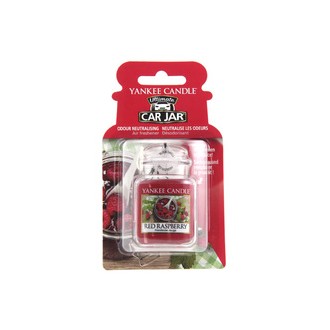 Yankee Candle Red Raspberry Ultimate Car Jar (Raspberries) - Luxury Car Tag