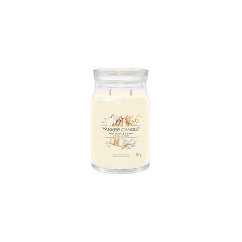 Yankee Candle Soft Wool & Amber Signature Candle (soft wool and amber) 368 g