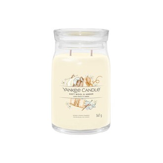 Yankee Candle Soft Wool & Amber Signature Candle (soft wool and amber) 567 g
