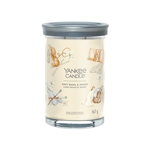 Yankee Candle Soft Wool & Amber Signature Tumbler Candle (soft wool and amber) 567 g