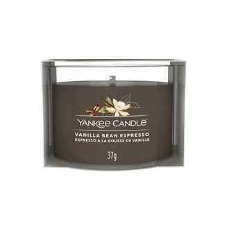 Yankee Candle Vanilla Bean Espresso ( espresso s vanilkovým luskem ) - Votivní svíčka ve skle 37 g