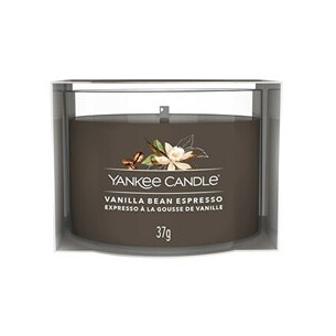 Yankee Candle Vanilla Bean Espresso ( espresso s vanilkovým luskem ) - Votivní svíčka ve skle 37 g