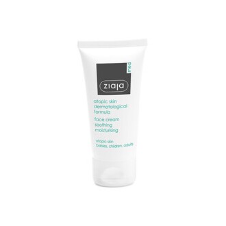 Ziaja Atopic Skin Face Cream - Raminantis drėkinamasis odos kremas atopinei odai 50 ml