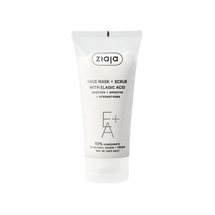 Ziaja Face Mask + Scrub Elagic Acid - Peeling mask s kyselinou ellagovou 55 ml