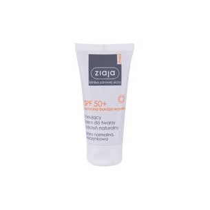 Ziaja Med Protective Tinted Cream SPF50 + - Sunscreen for face 50 ml Light