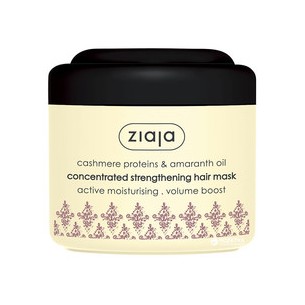 Ziaja Strengthening Hair Mask with amaranth oil Cashmere ( Concentrate d Strength ening Hair Mask)