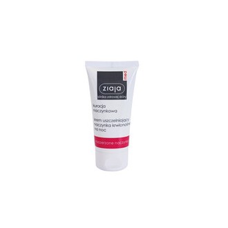 Ziaja Strengthening Night Cream to prevent cracking and the formation of new expanded veins