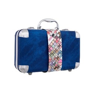 Zmile Cosmetics Traveller Blue - makiažo priemonių dėklas, mėlynas, 72.4 g