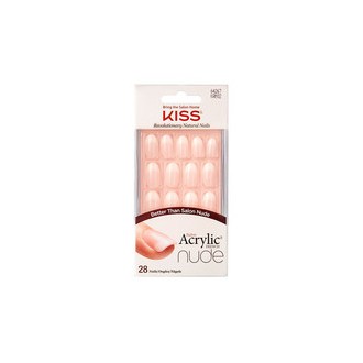 Kiss My Face Salon Acrylic French Nude Nails 64267 ( 28 vnt. 