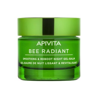 Apivita Bee Radiant Smoothing & Reboot Night Gel-Balm - naktinis detoksikuojantis ir glotninamasis