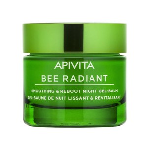 Apivita Bee Radiant Smoothing & Reboot Night Gel-Balm - naktinis detoksikuojantis ir glotninamasis