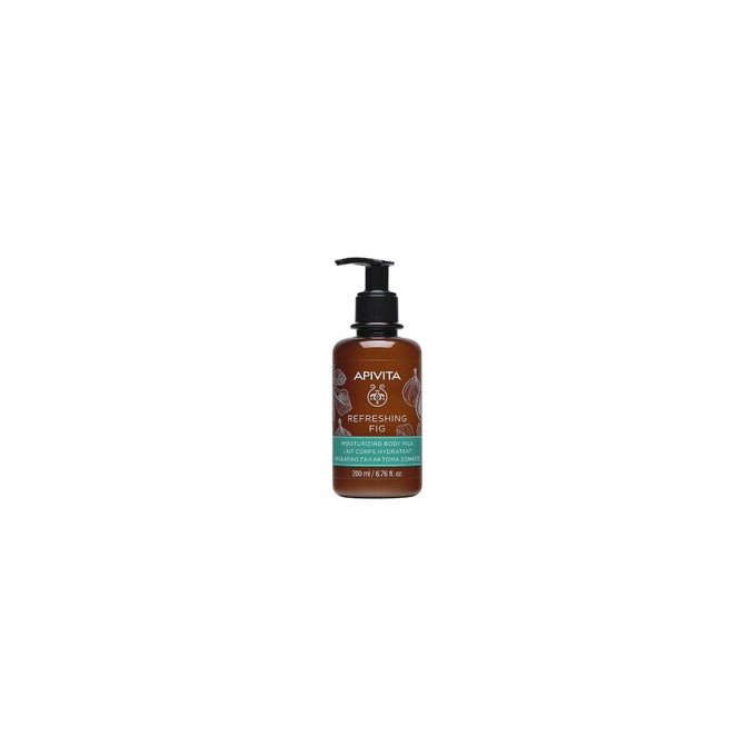 Apivita Refreshing Fig Moisturizing Body Milk - Hydrating body lotion 200 ml
