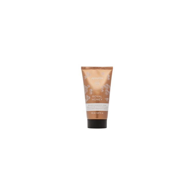 Apivita Royal Honey Rich Moisturizing Body Cream - Bohatě hydratační tělový krém 150 ml