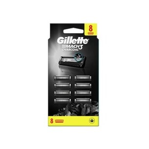 Gillette Mach3 Charcoal - Náhradní hlavice 8 pcs