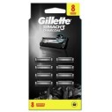 Gillette Mach3 Charcoal - Náhradní hlavice 8 pcs