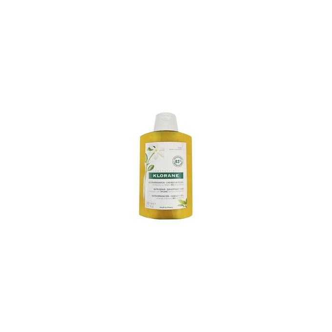 Klorane Bio Tamanu a Monoi Nourishing Shampoo - Nourishing shampoo for hair exposed to the sun 200